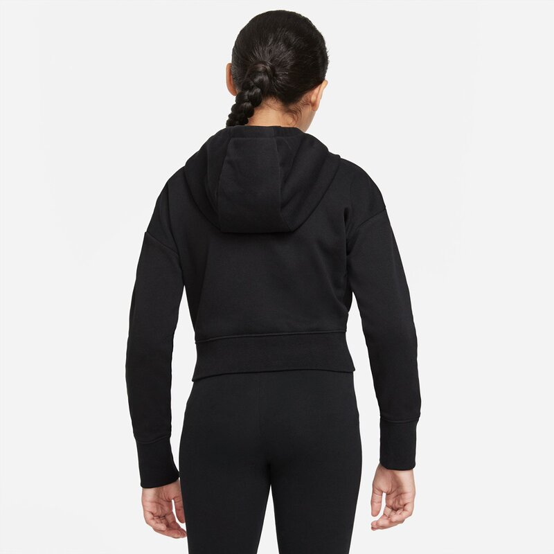 Club ft crop hoodie hbr Nike, черный — фото 4