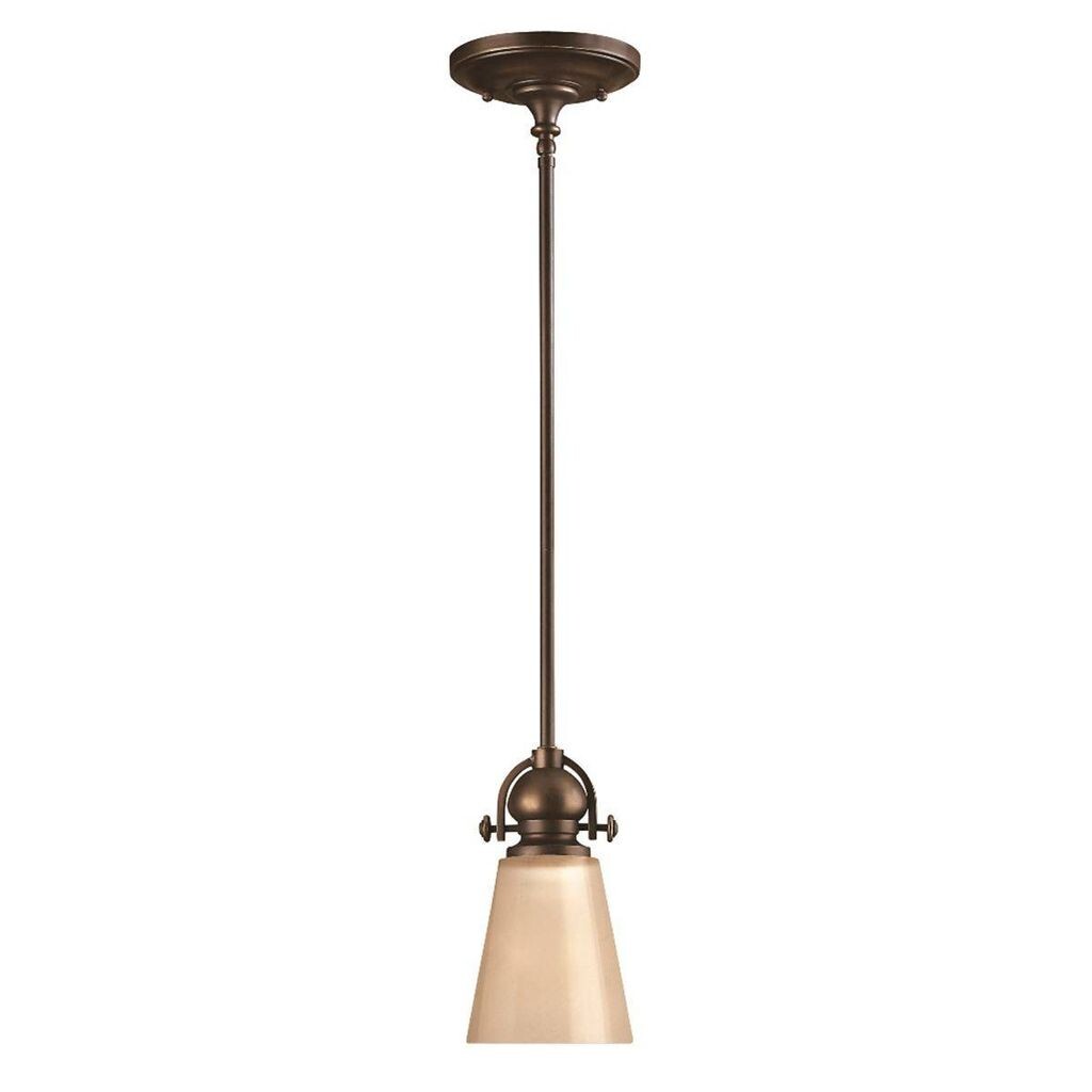 

Подвесной светильник Mayflower макс 108 см, состаренная бронза и стекло, 1 лампочка Elstead Lighting