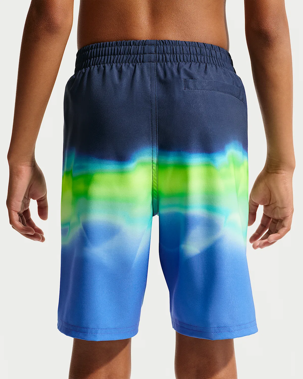 Детские (мальчиковые) плавки Nike Swim Breaker 7" с боксерской подкладкой, Blue Crystal — фото 3
