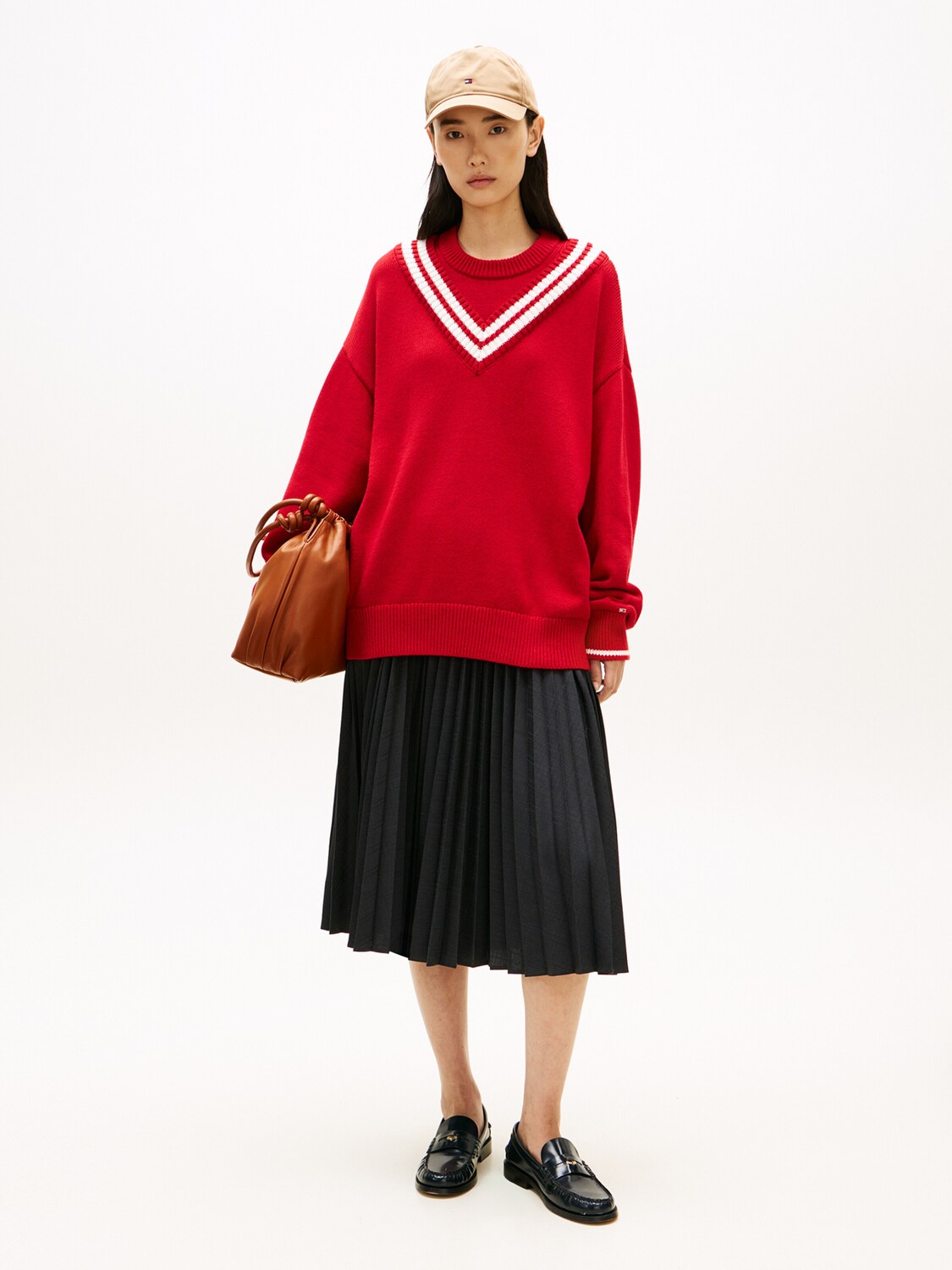 TOMMY HILFIGER Свитер красного цвета — фото 4