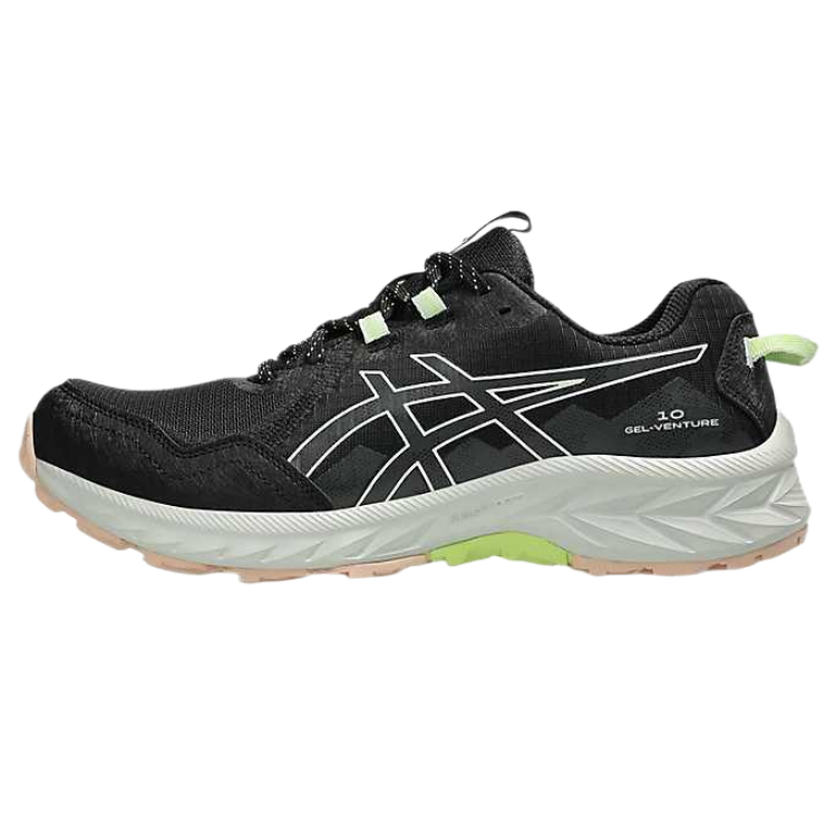 

ASICS GEL VENTURE 10 амортизирующие, дышащие, поддерживающие низкие кроссовки для женщин black green