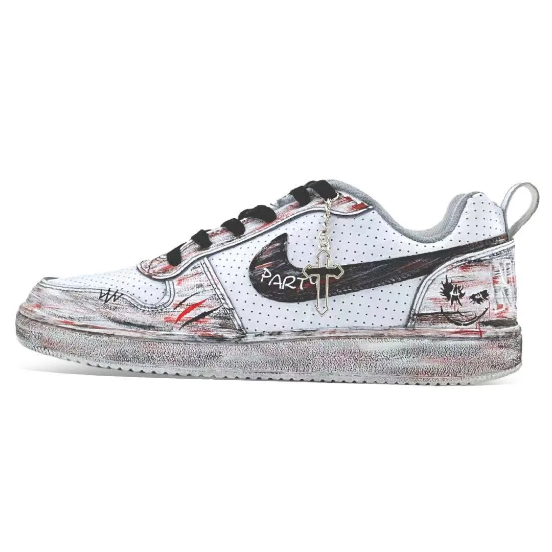 Кроссовки Nike Court Borough Carnival Party Light Gray
