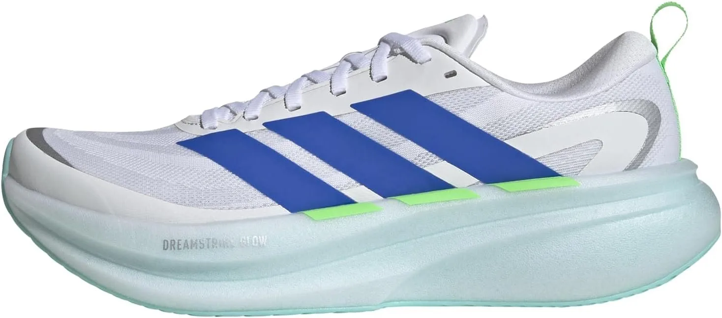 Мужские беговые кроссовки Adidas Supernova Glide, белый/синий