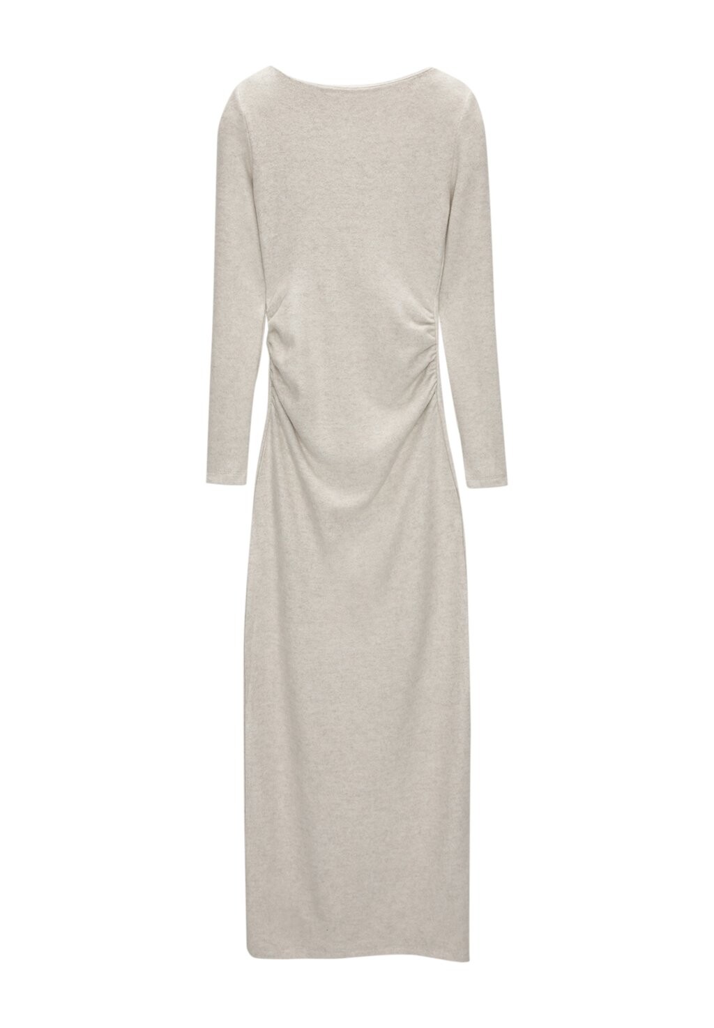 

Платье макси MIDI PULL&BEAR, песочный