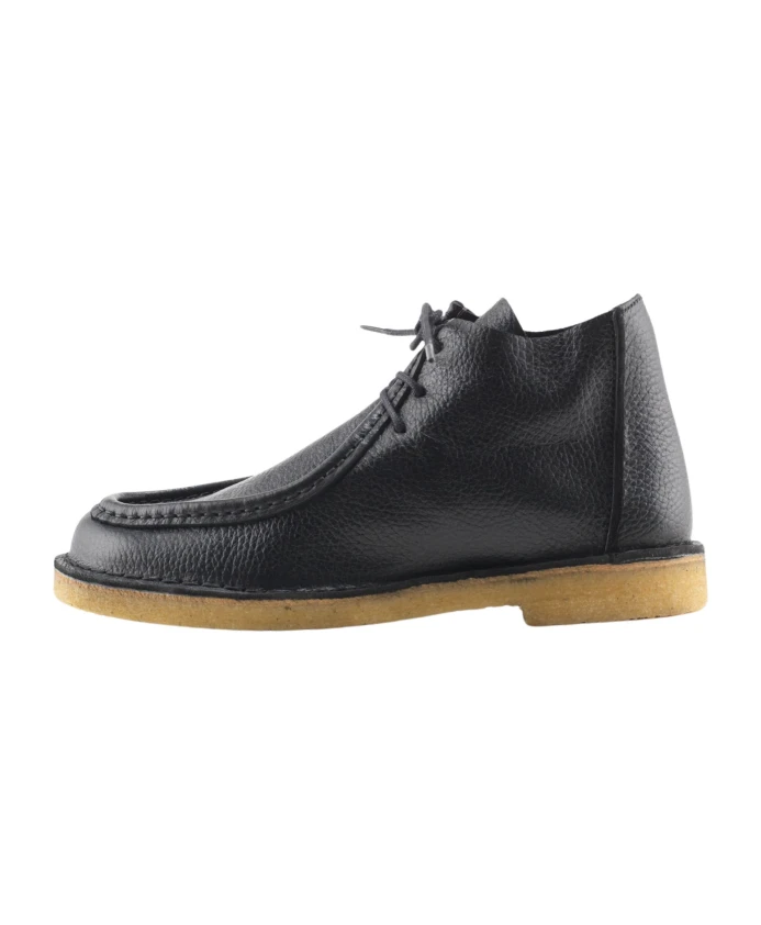 Классические кожаные ботинки на шнуровке Nature Footwear, черный