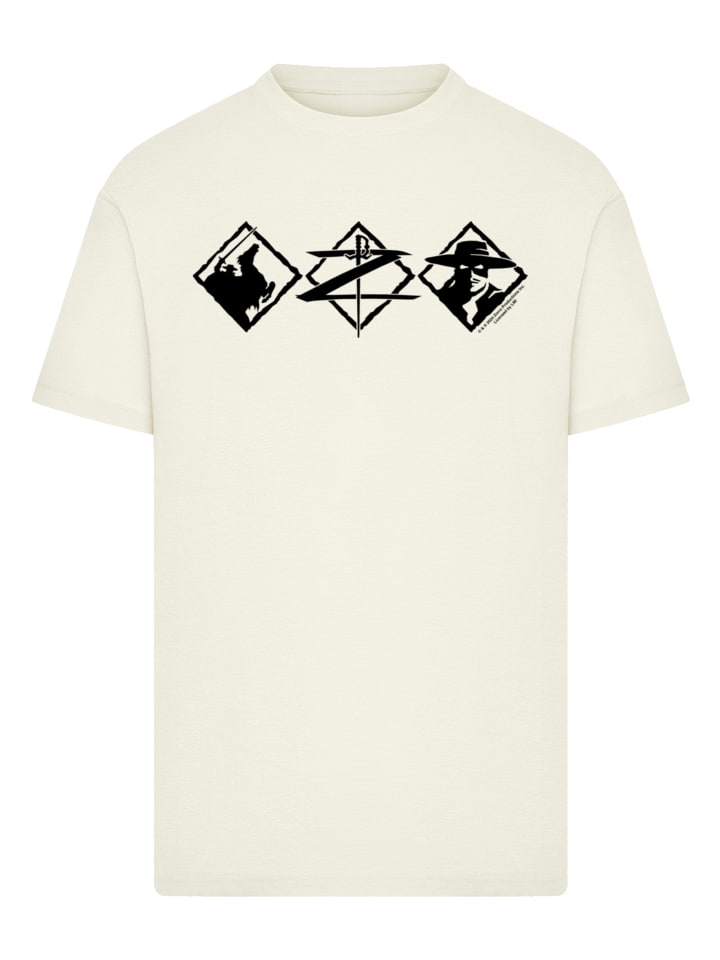 

Футболка Zorro Diamond Trio песочного цвета F4NT4STIC, Бежевый, Футболка Zorro Diamond Trio песочного цвета F4NT4STIC