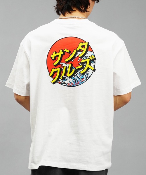 

Футболка с коротким рукавом, принт катаканой на спине SANTA CRUZ, белый