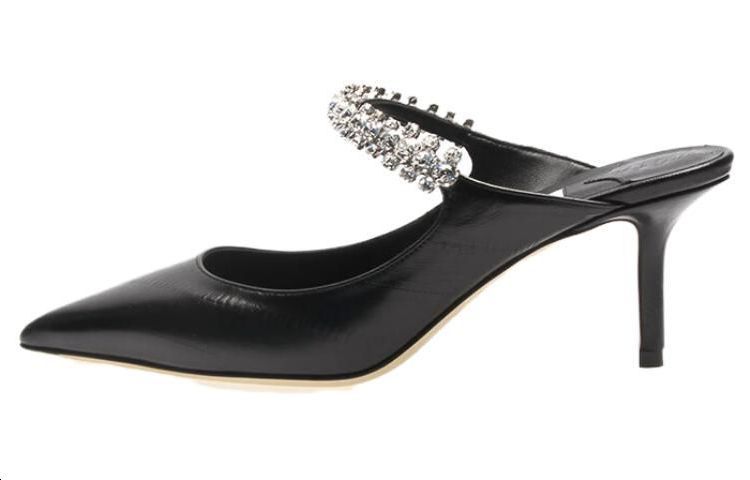 Бинг 70 мм мюли с кристаллами Jimmy Choo, черный