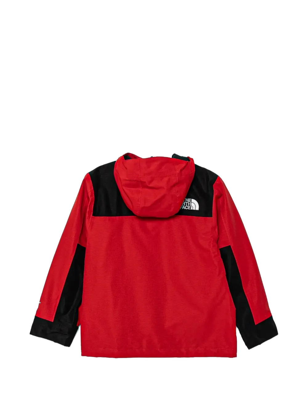 Куртка с капюшоном и цветными вставками The North Face Kids, красный — фото 2