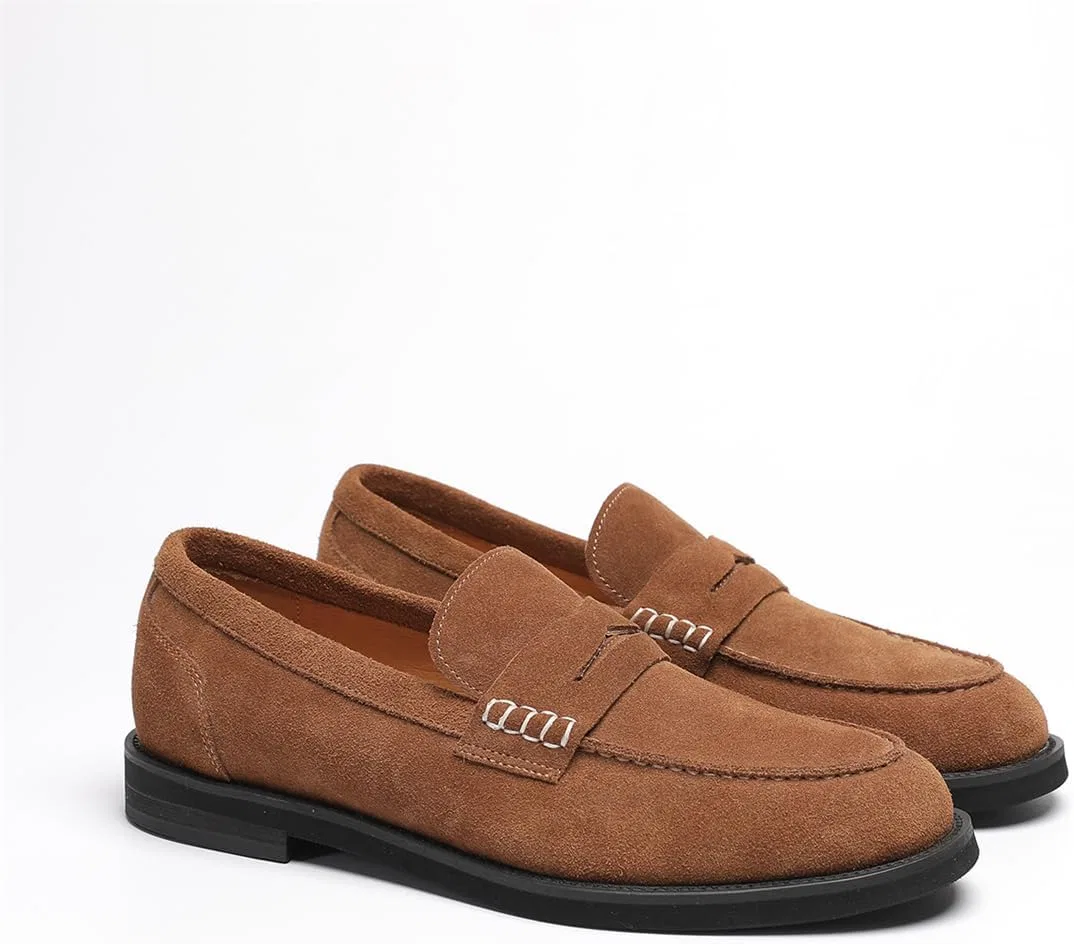 Лоферы кожаные Penny Loafers, светло-коричневый FIAVOM — фото 2