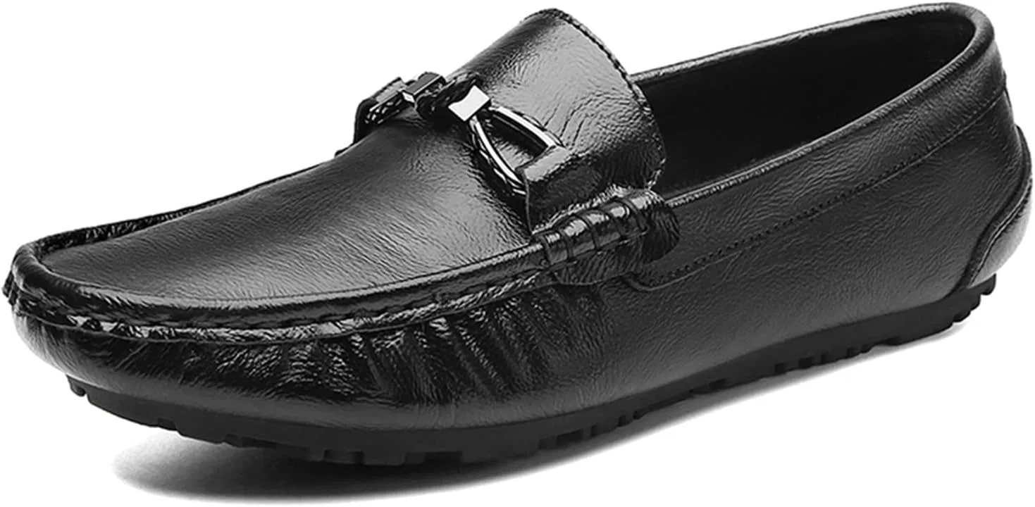 Лоферы кожаные мужские, Black PUGHGAETZF