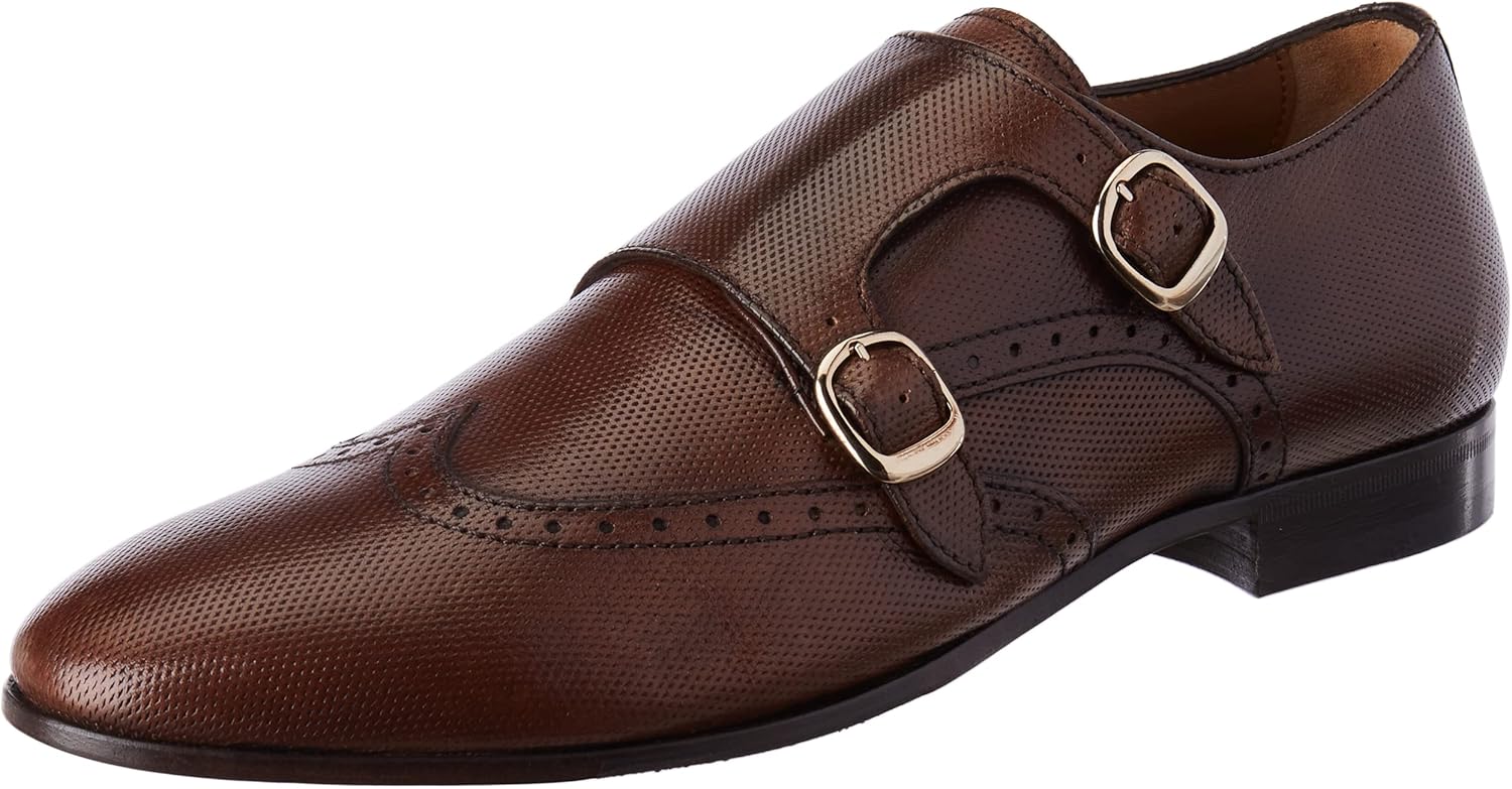 

Мужские лоферы Lottusse с пряжкой, коричневый