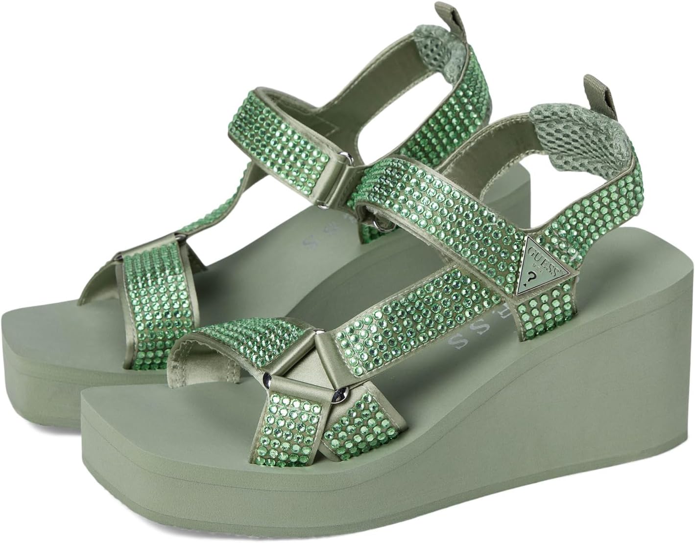 Сандалии GUESS Dawsin, цвет Light Green
