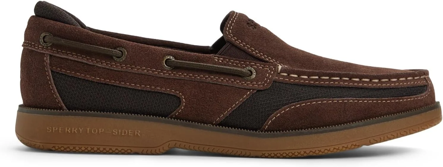 Мужские ботинки на шнуровке Sperry Surveyor имеют темный цвет, темно-коричневый — фото 4
