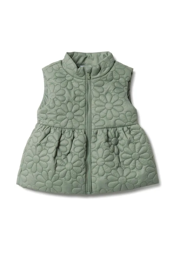 Парка стандартного кроя с цветочной вышивкой. Ovs, Light Green