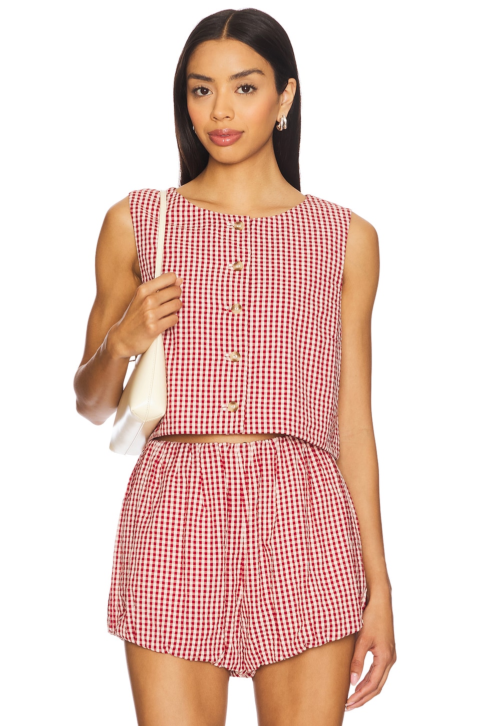 

Топ Rio Posse, red gingham