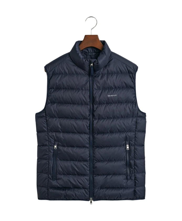 

Легкий пуховый жилет Gant, синий