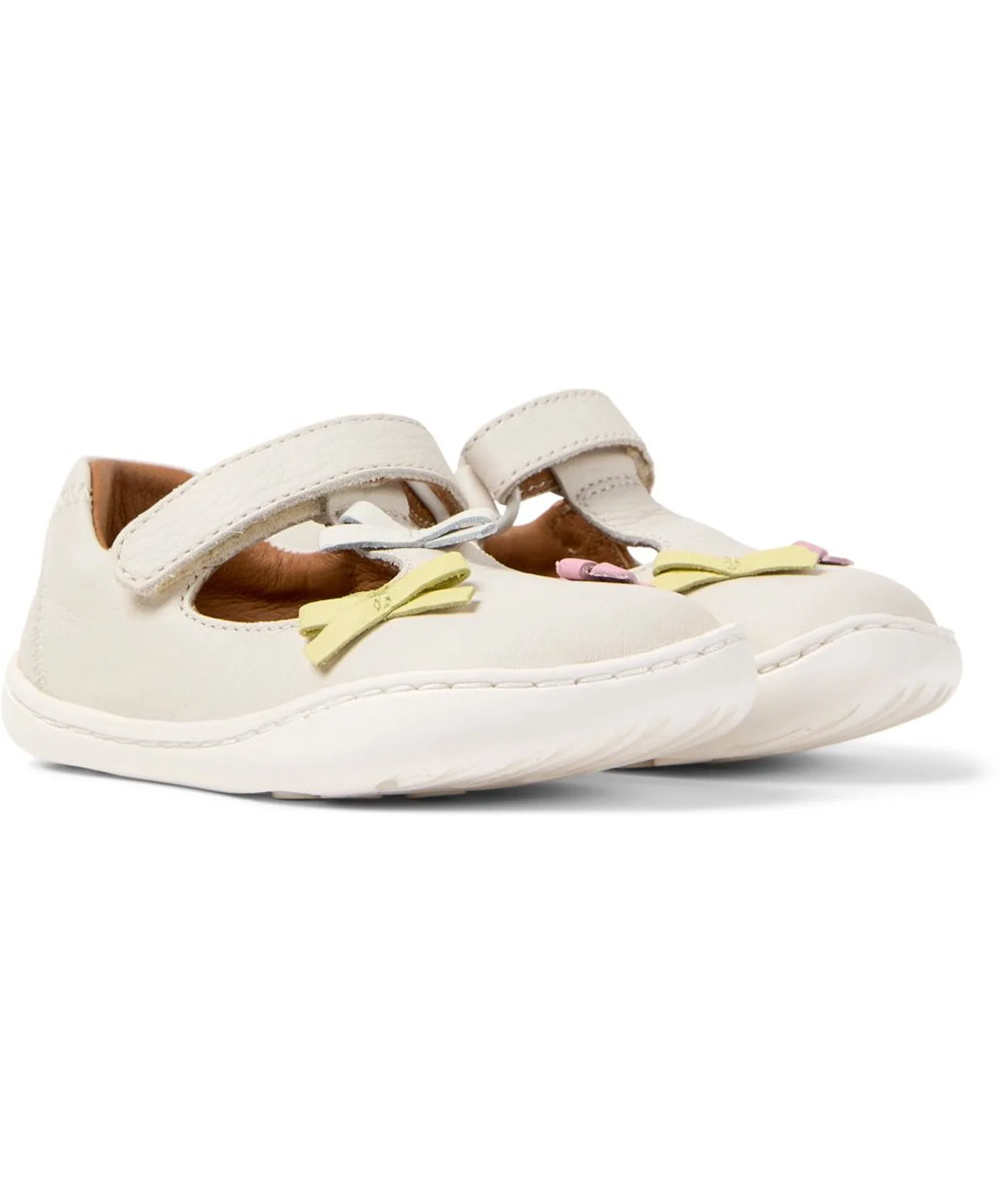 Детские кожаные кроссовки CAMPER TWINS First Walker белые
