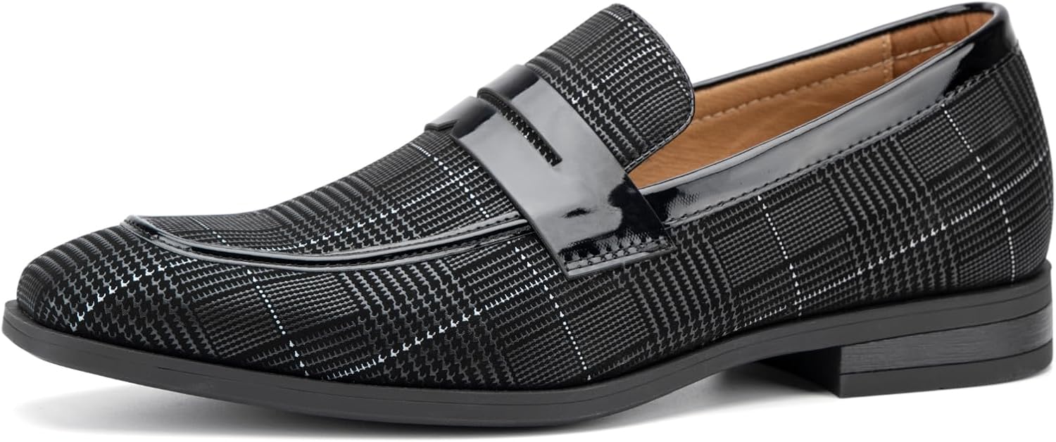 

Мужские бархатные лоферы JITAI, классические туфли для мужчин, лоферы под смокинг, черный