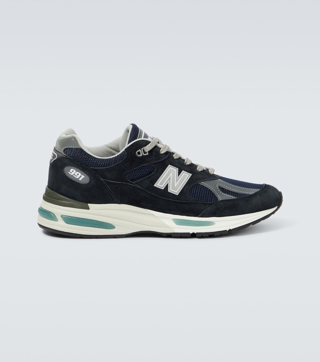 

Кроссовки 991 с сетчатыми вставками New Balance, синий