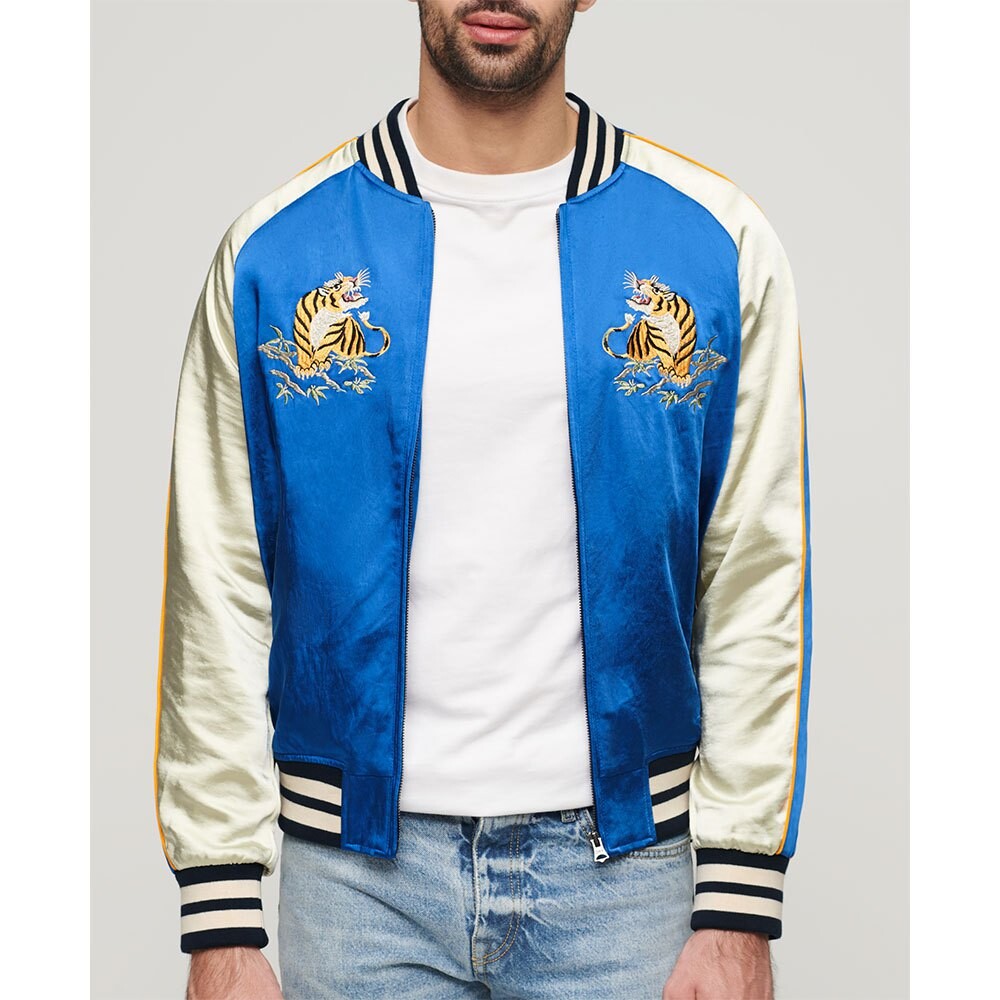 

Куртка Superdry Suikajan Bomber, синий