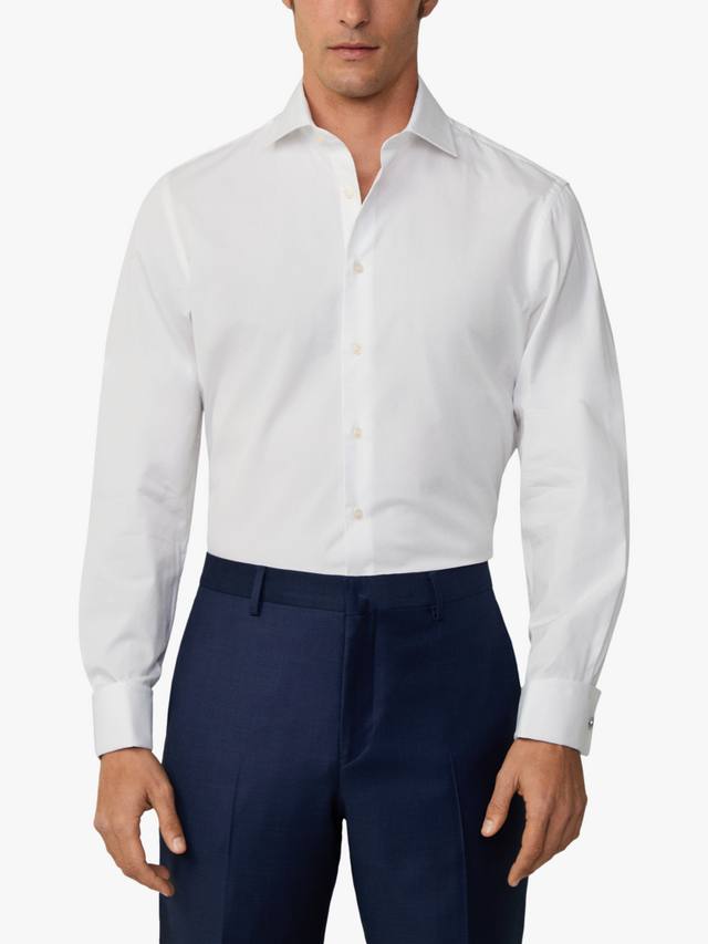 

Хлопковая рубашка Regular Fit Hackett London, White