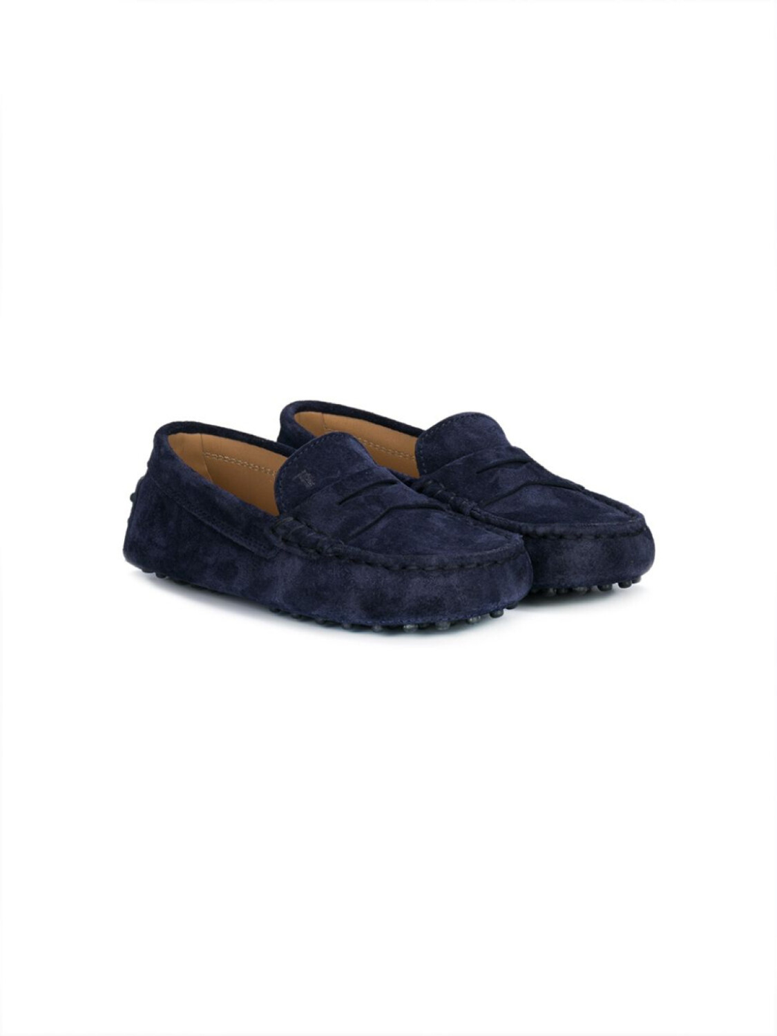 

Tod's Kids мокасины с вырезными деталями, синий