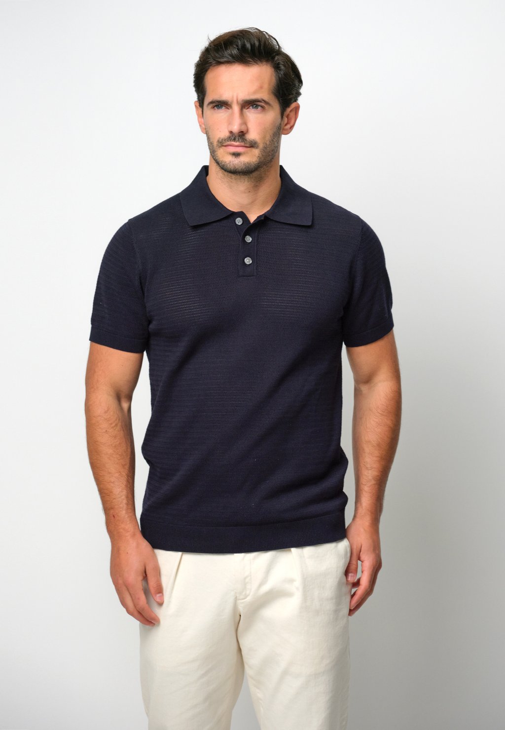 

Поло PROFUOMO, темно-синий