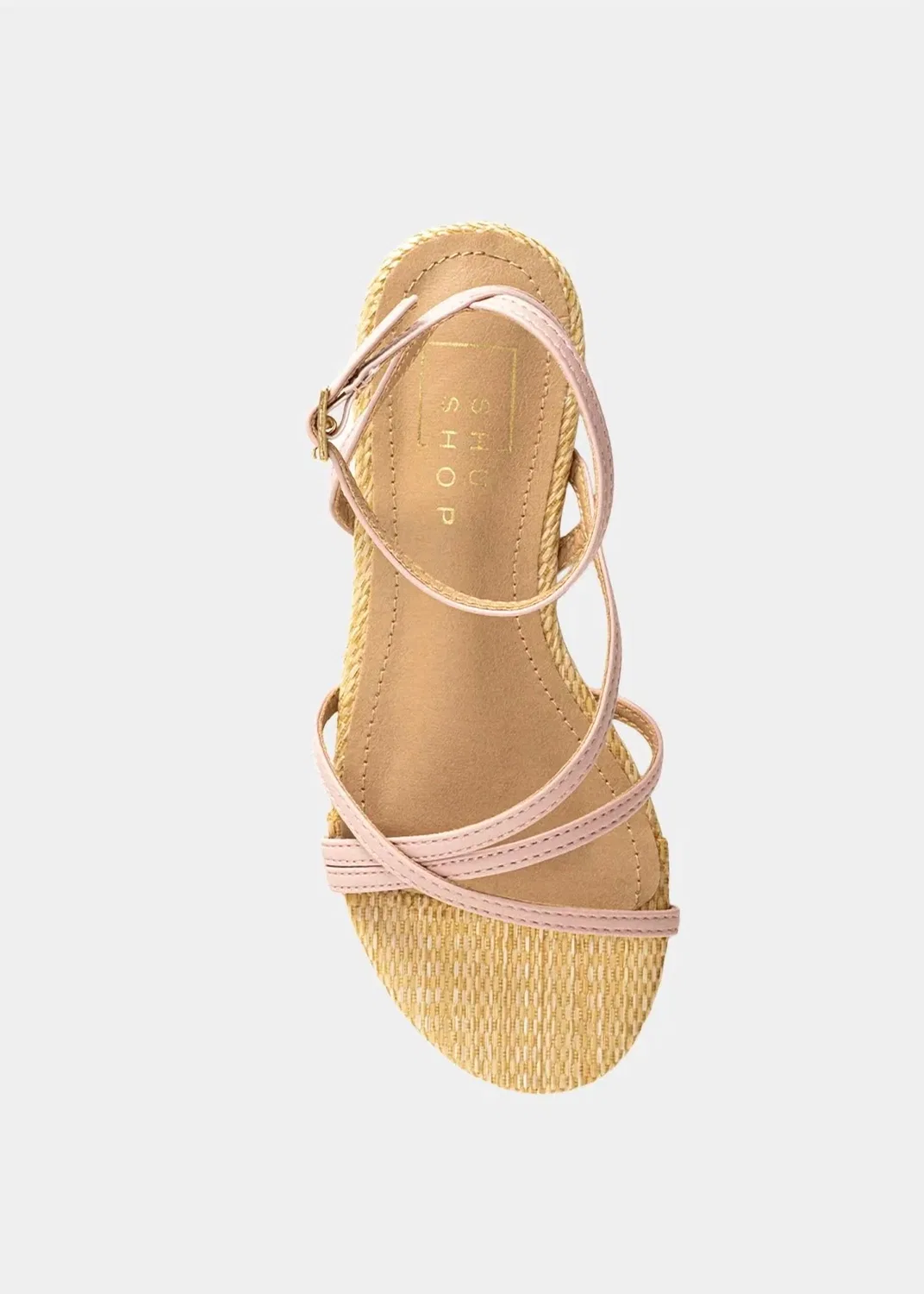 SHU SHOP Детские мини-сандалии Dana светло-розового цвета — фото 3