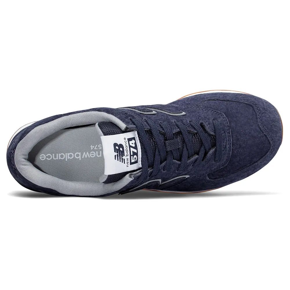 Кроссовки New Balance Pigsuede Pack, синий — фото 4