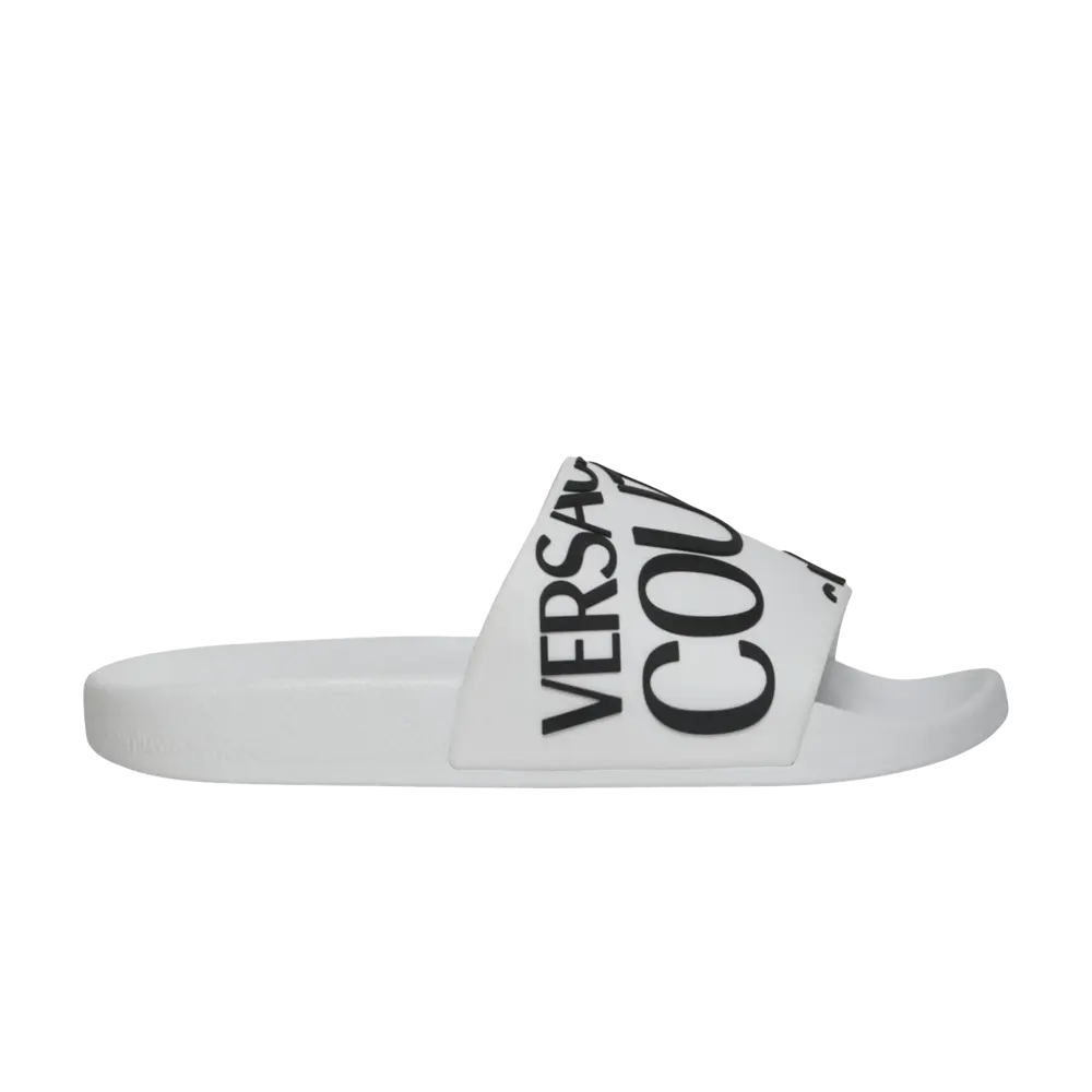Шлепанцы Versace Wmns Logo Slide, белый