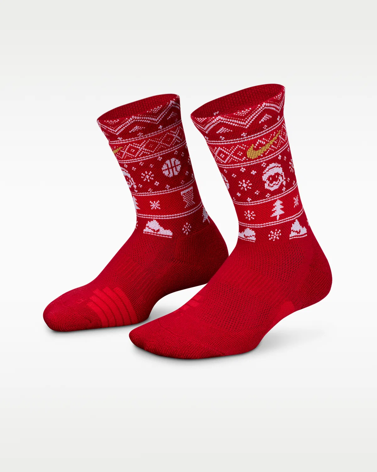 Детские носки Nike Dri-FIT Holiday Elite Crew, Gym Red