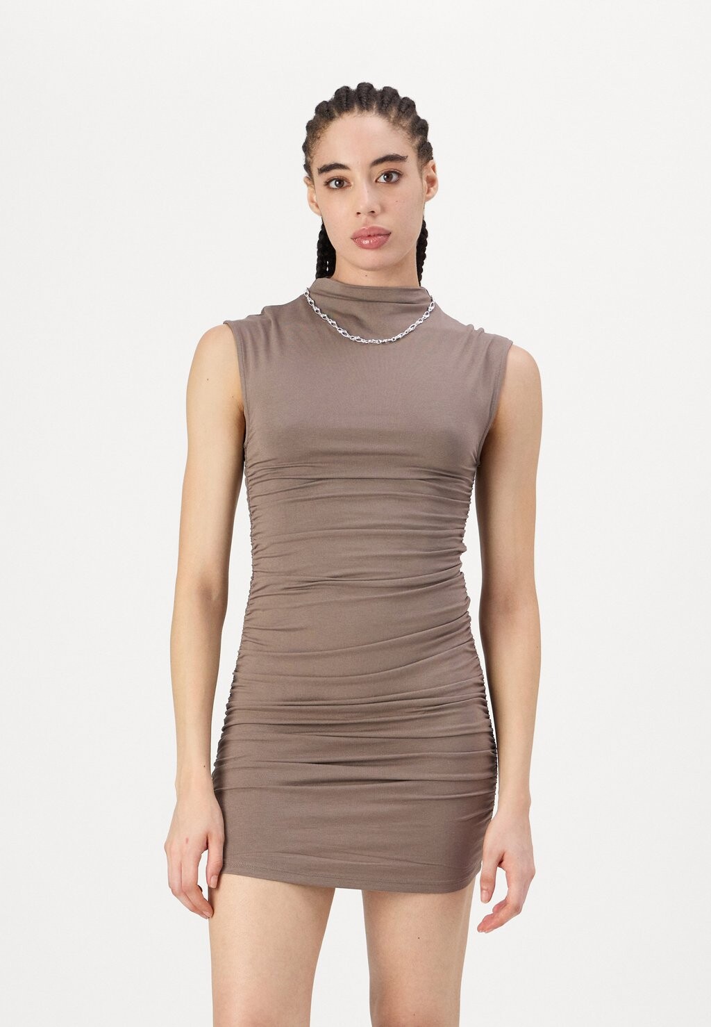 

Платье из джерси FUNNEL DRESS Gina Tricot, зеленый