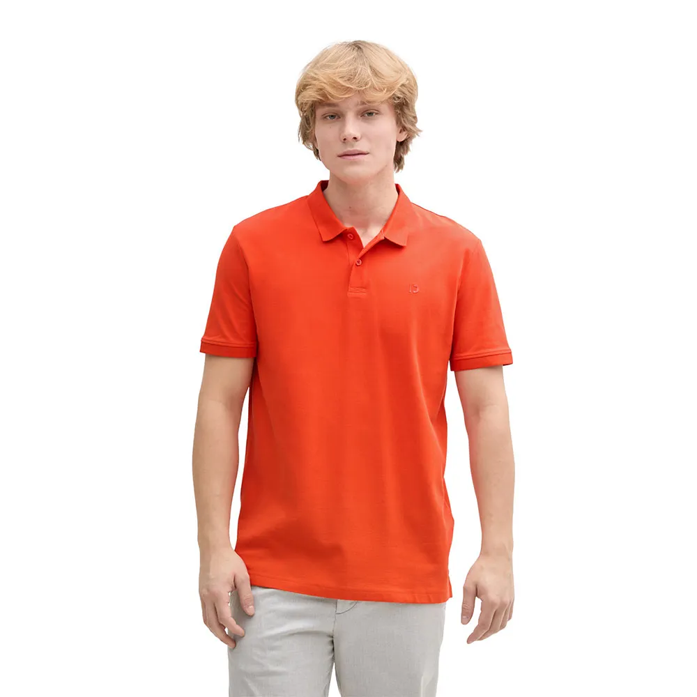 

Поло с коротким рукавом Tom Tailor Basic, оранжевый