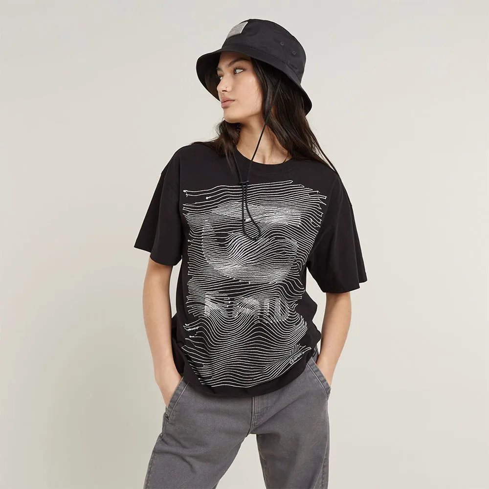 

Толстовка G-Star Faux Embro Loose R T, черный