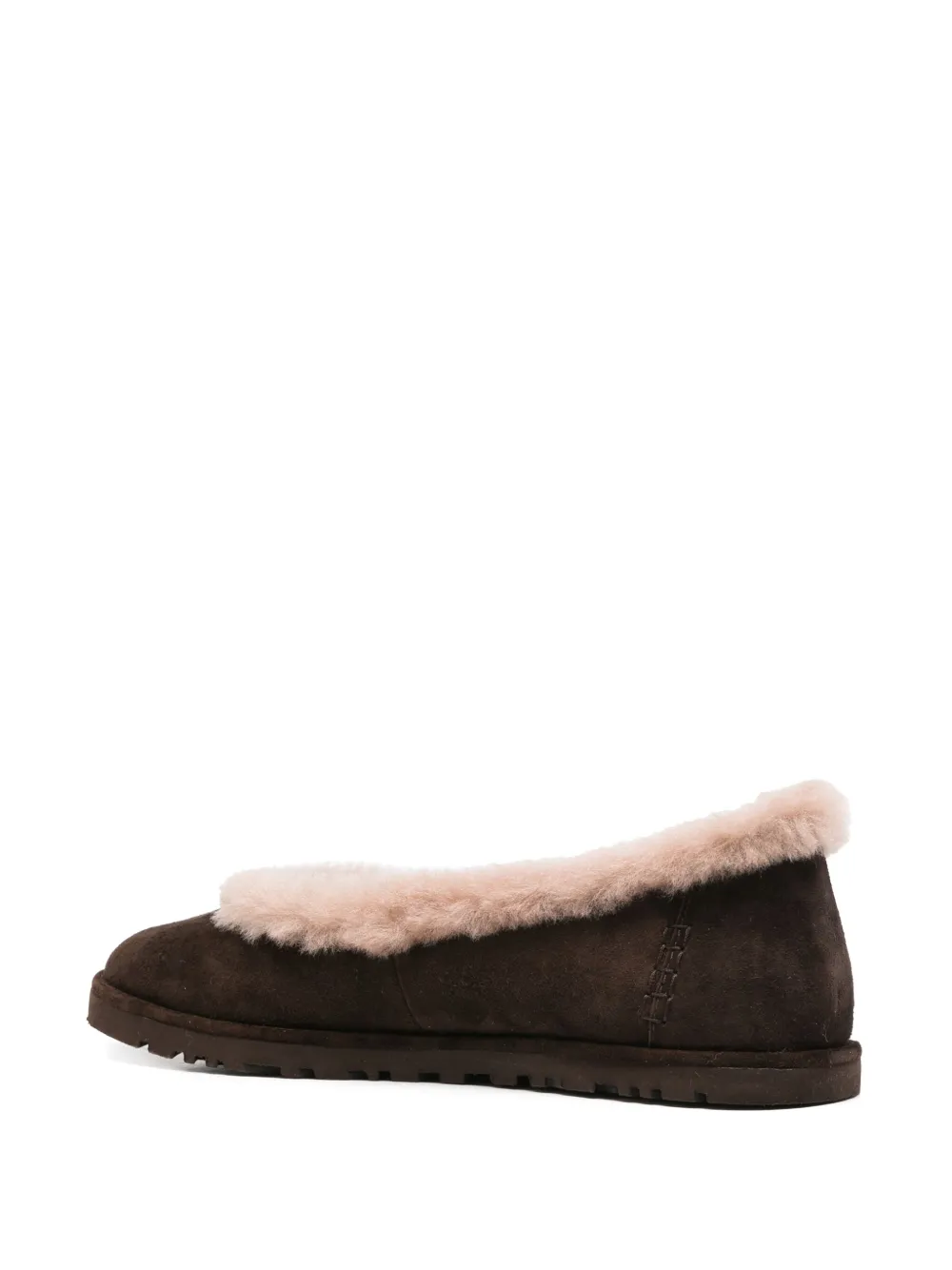 Женские балетки Zora "Пыльный какао" Ugg, коричневый — фото 3