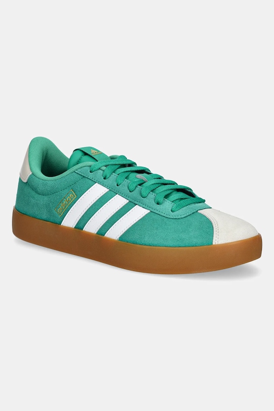 

Замшевые кроссовки VL Court 3.0 Adidas, зеленый