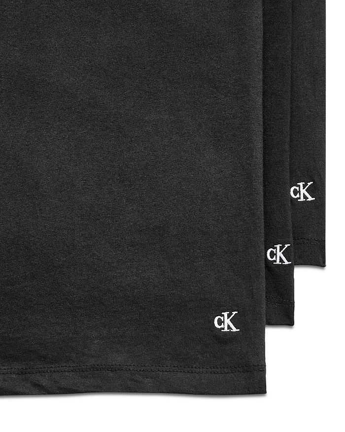 Классические футболки с круглым вырезом, набор из 3 штук Calvin Klein, черный — фото 2