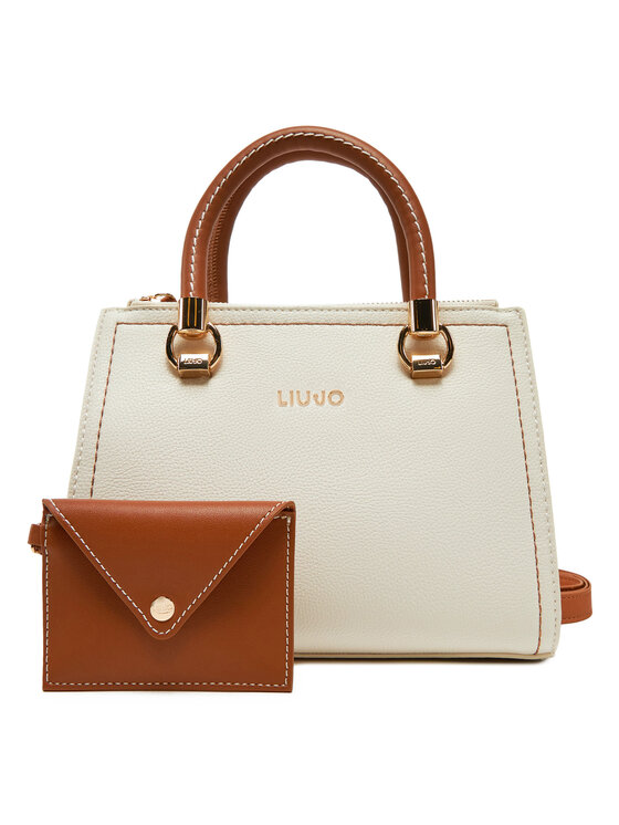 

Сумочка S Satchel AA5163 E0058 Liu Jo, экрю, Белый, Сумочка S Satchel AA5163 E0058 Liu Jo, экрю
