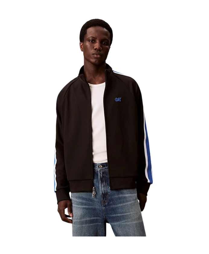 

Черный свитер с воротником-стойкой Calvin Klein, черный