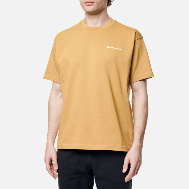 Базовая футболка Adidas X Pharrell Williams Humanrace «Golden Beige» Adidas Originals, цвет Gold — фото 3