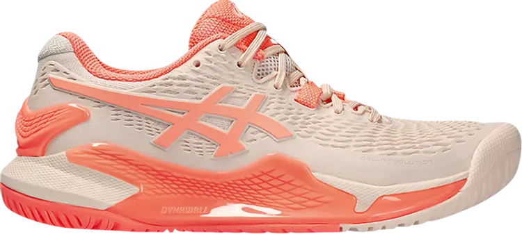 Кроссовки Wmns Gel Resolution 9 'Pearl Pink Sun Coral', розовый
