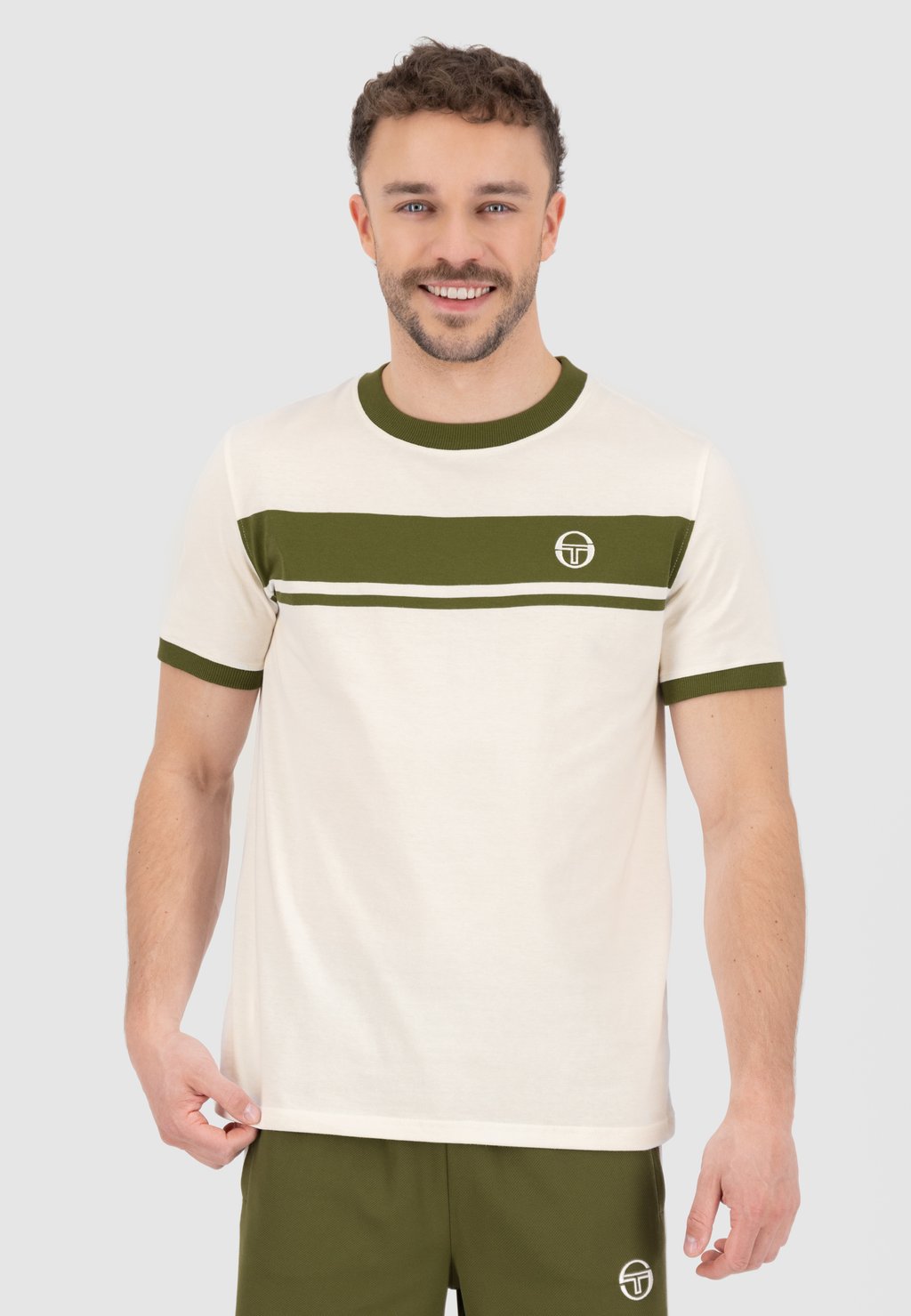 

Футболка с принтом MASTER Sergio Tacchini, бежевый