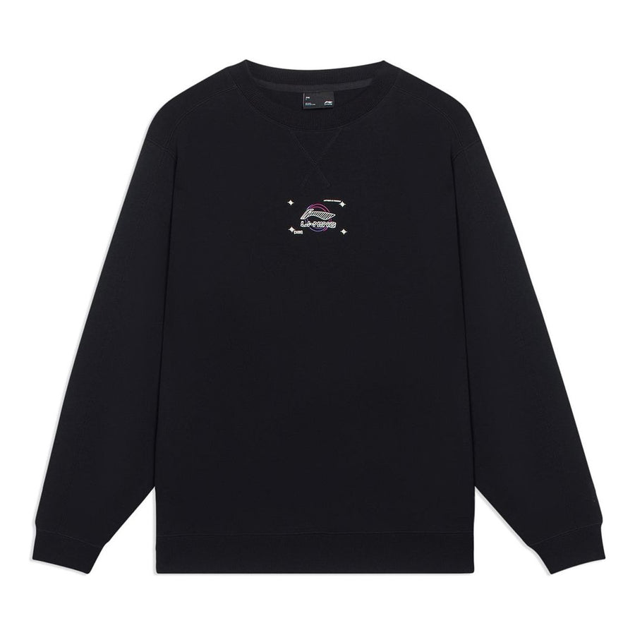

Свитер Li-Ning Logo Print Classic Pullover 'Black', черный
