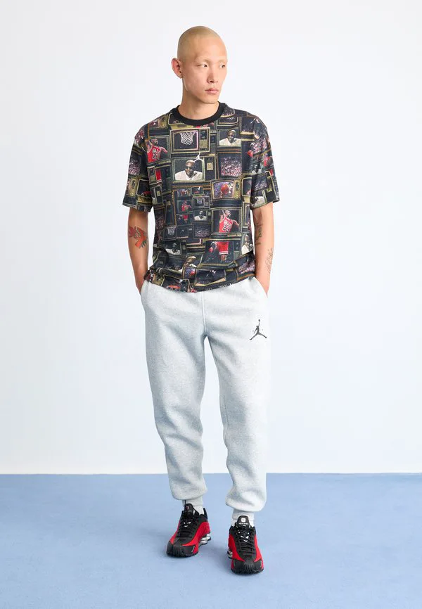Штаны спортивного костюма jumpman Jordan, Grey Heather/Black — фото 2