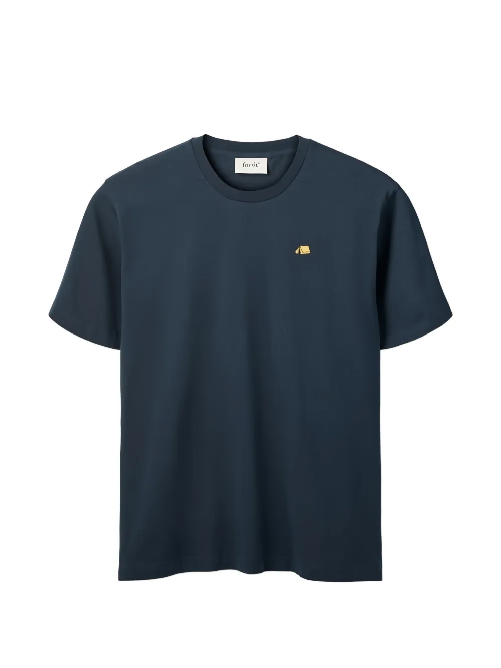 

Футболка с вышивкой "Палатка" Foret, синий