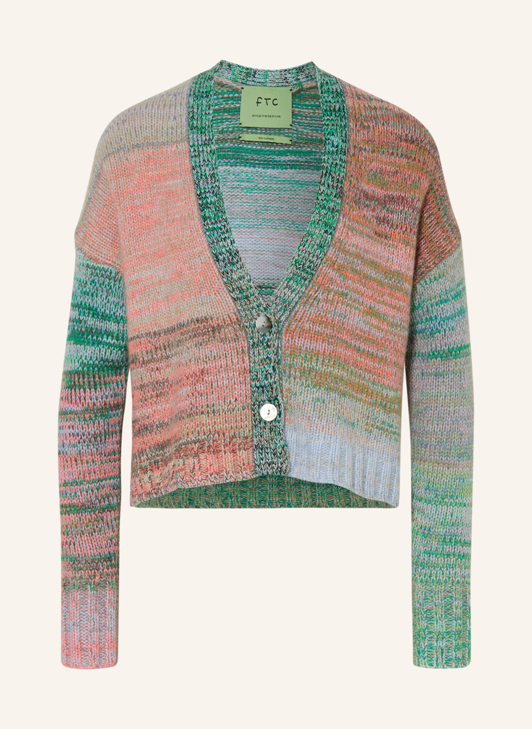 

Кашемировый кардиган Ftc Cashmere, розовый
