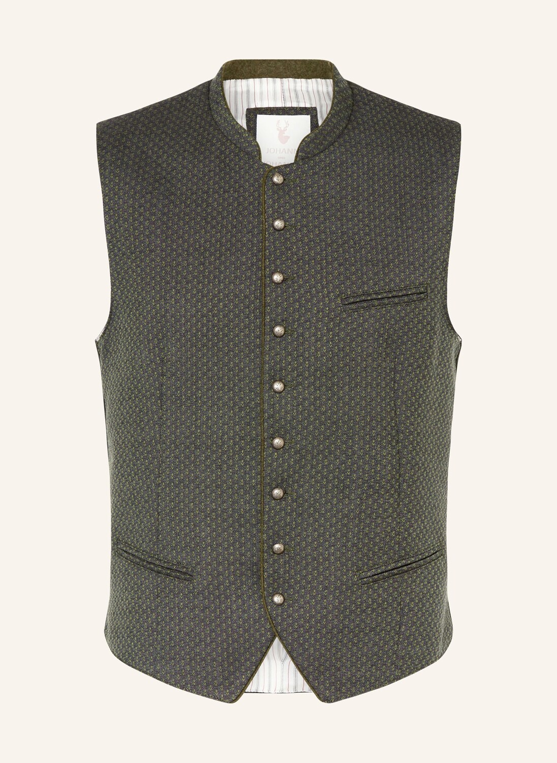 

Традиционный жилет Benjamin slim fit Johann & Johanna, зеленый