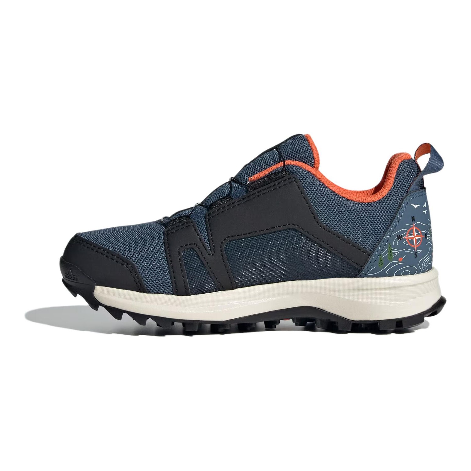 Кроссовки Disney Kids Kids Low-top Miracle Cyan/Black/Half Impact Orange Adidas, черный — фото 3