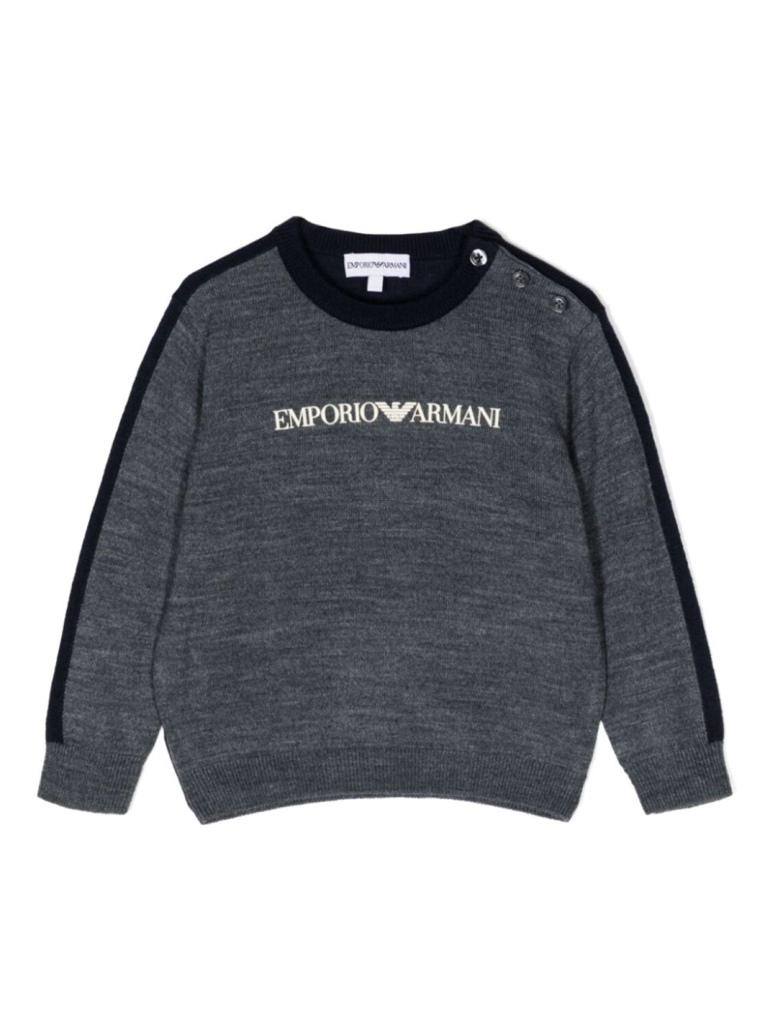 

Emporio Armani Kids джемпер с вышитым логотипом, синий